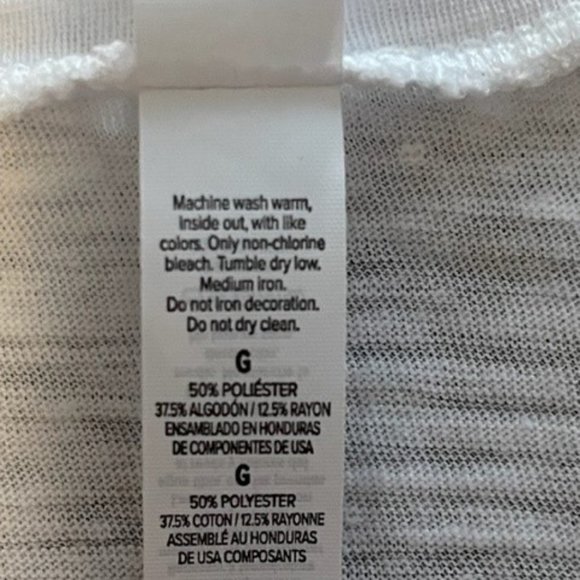 Bella Canvas Racer Back White Tank, Sz. L - Picture 3 of 3